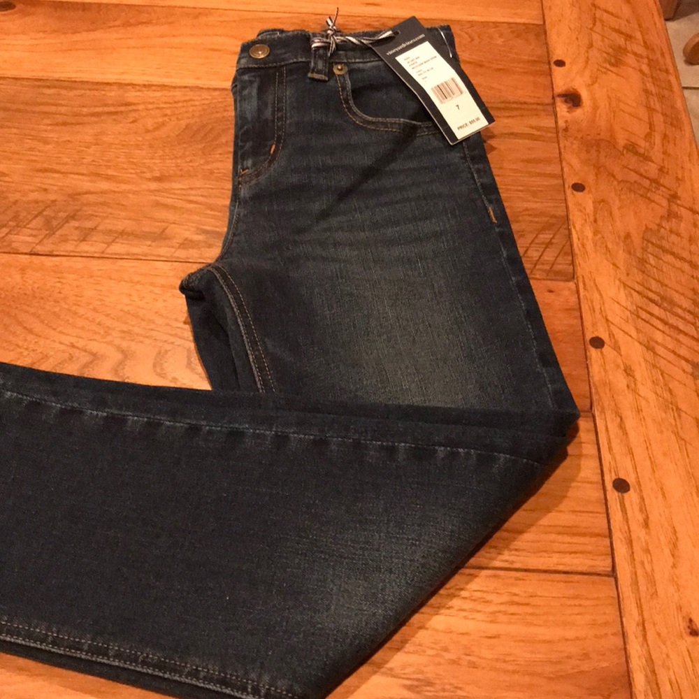 Vineyard Jeans Girls Size 7 NWT - Picture 3 of 4